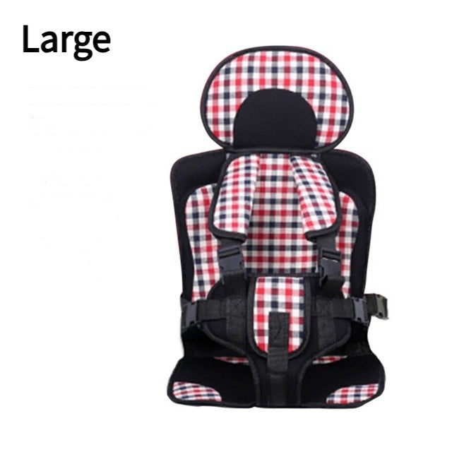 Portable padded baby car seat mat for safer, more comfortable seating anywhere.