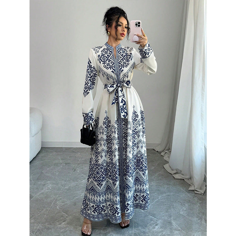 Classic Vintage Style Arabic Womens Dresses