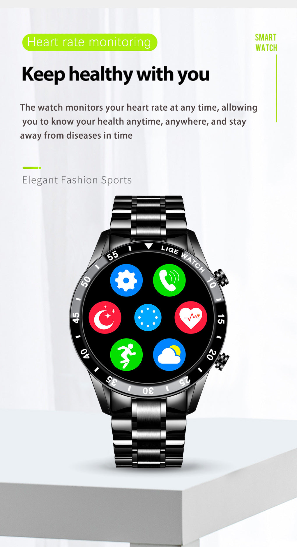 Lige's New Smart Watch Upgrade Smart Watch