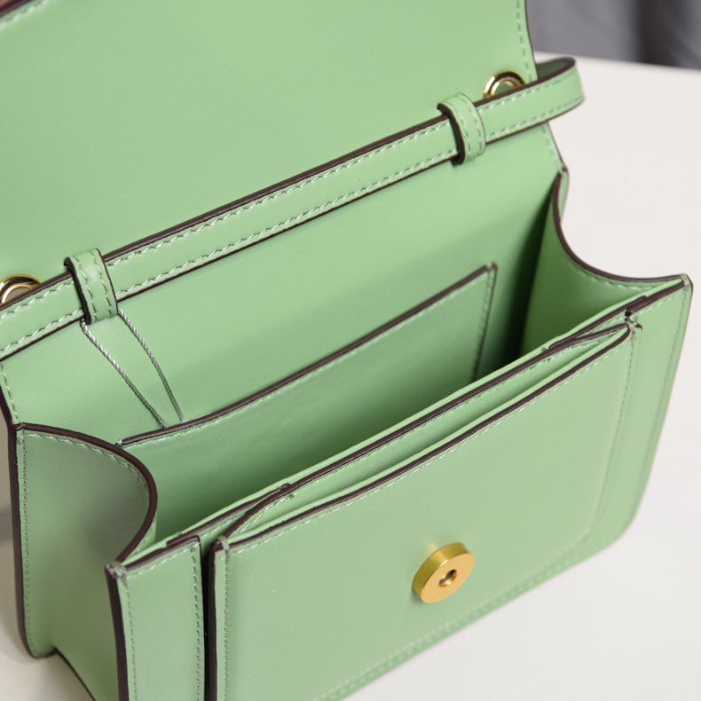 Double snake head bag with chain