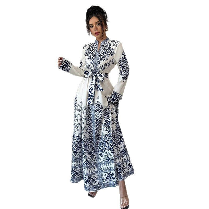 Classic Vintage Style Arabic Womens Dresses