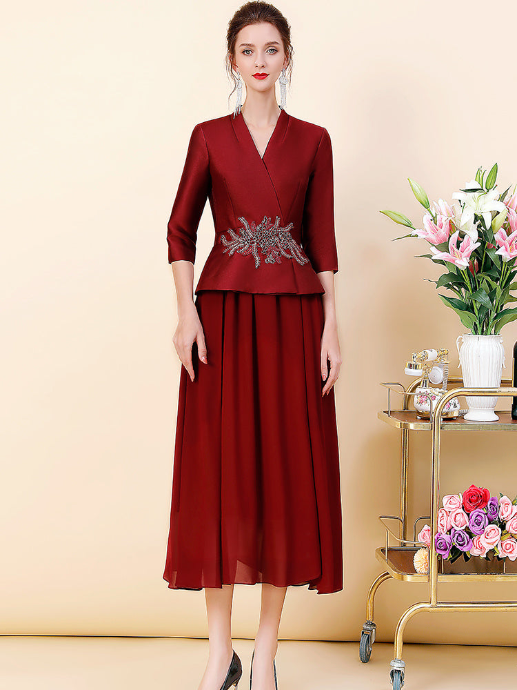 Middle Eastern Elegant 2-Piece Suit Set