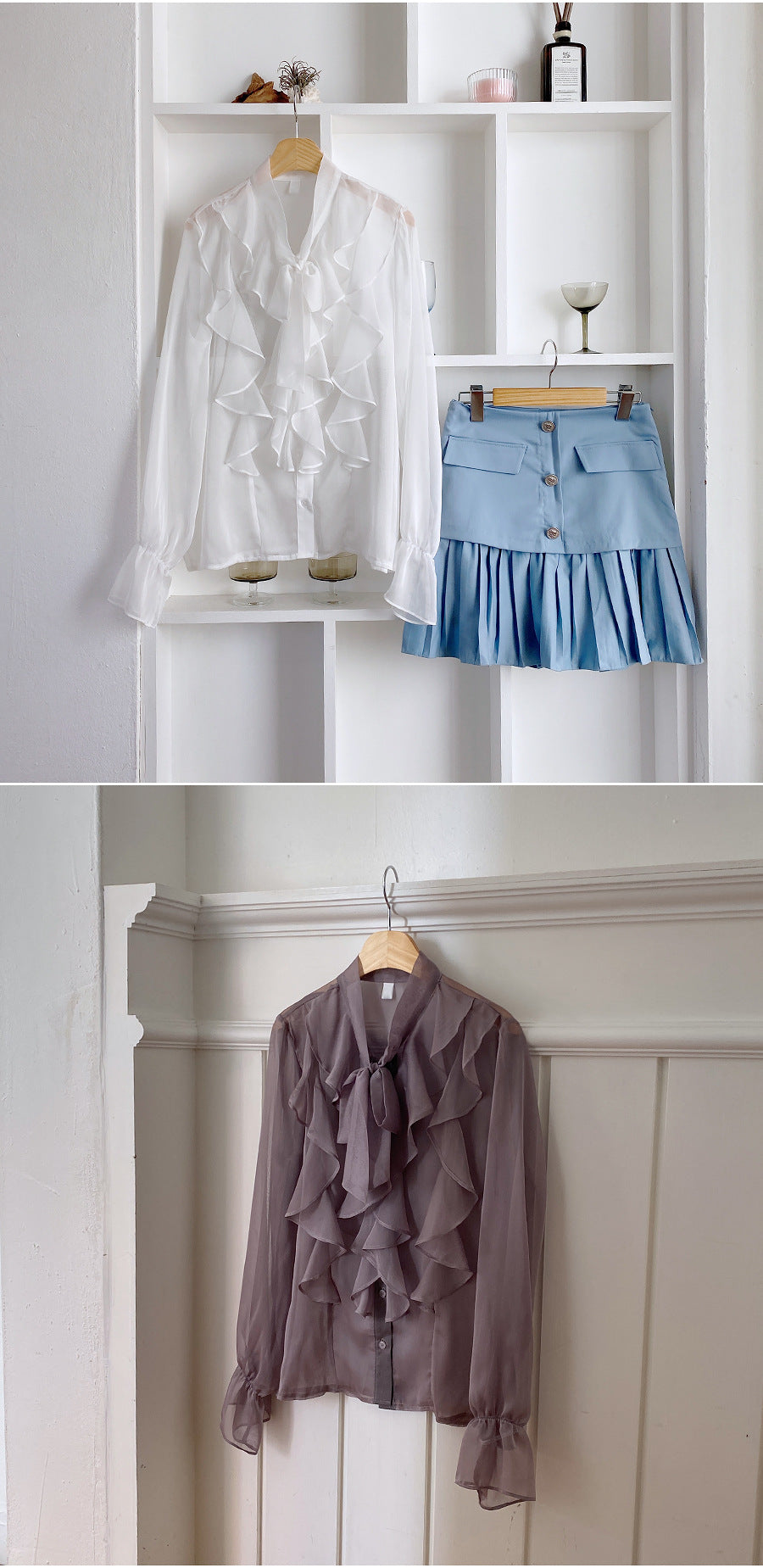 Women's Chiffon Shirt Special-interest Design Top