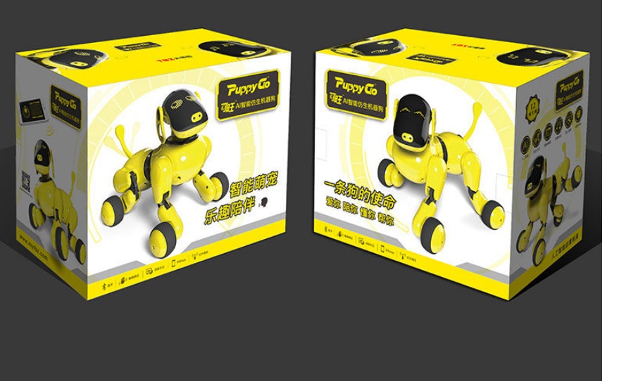 Programming Dancing Bionic Interactive Early Education Accompany Intelligent Robot Dog