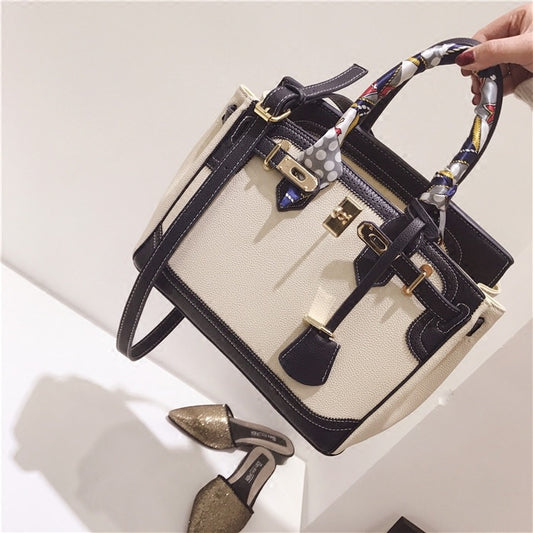 Locked vintage platinum bag