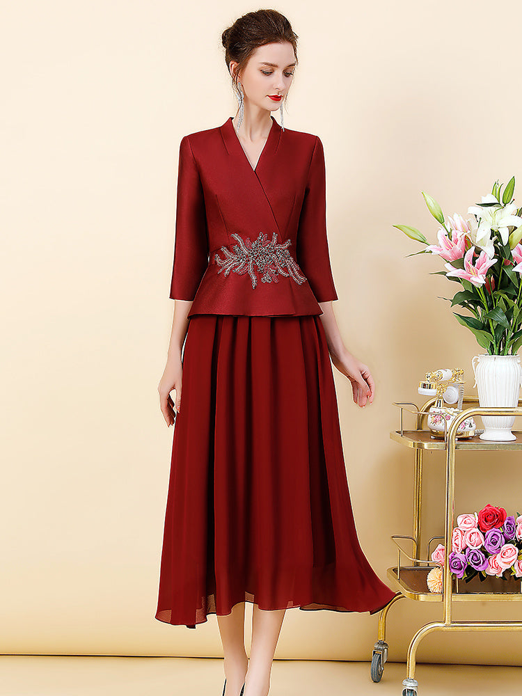 Middle Eastern Elegant 2-Piece Suit Set