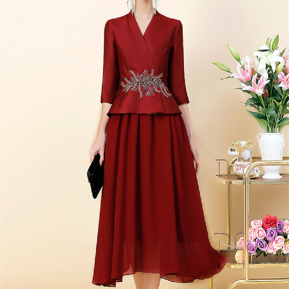 Middle Eastern Elegant 2-Piece Suit Set