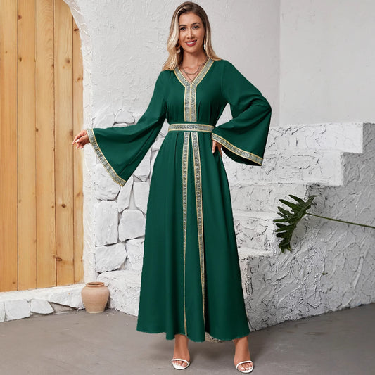Clothing Long Sleeve Fashion Arabian Abaya Dress