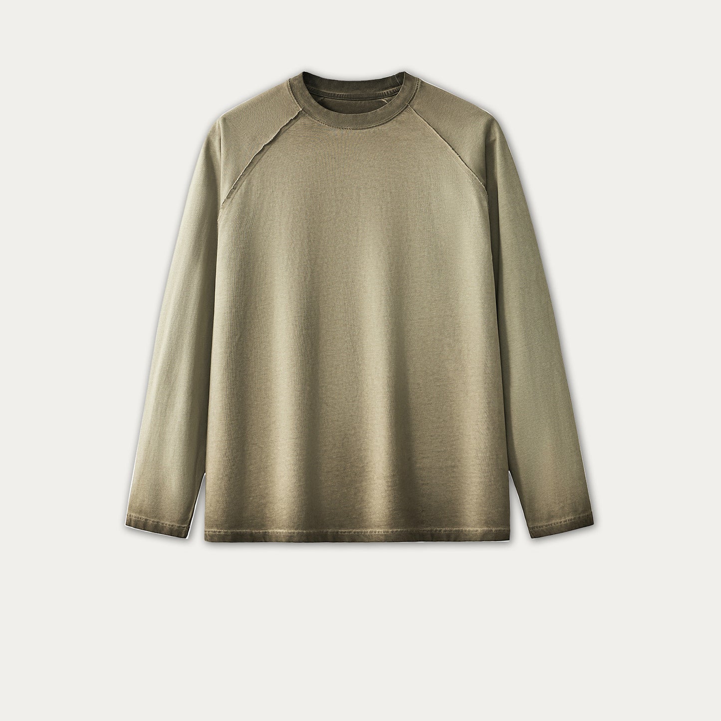 Long Sleeve Men's Europe And America Cross Border Solid Color Clothes Distressed