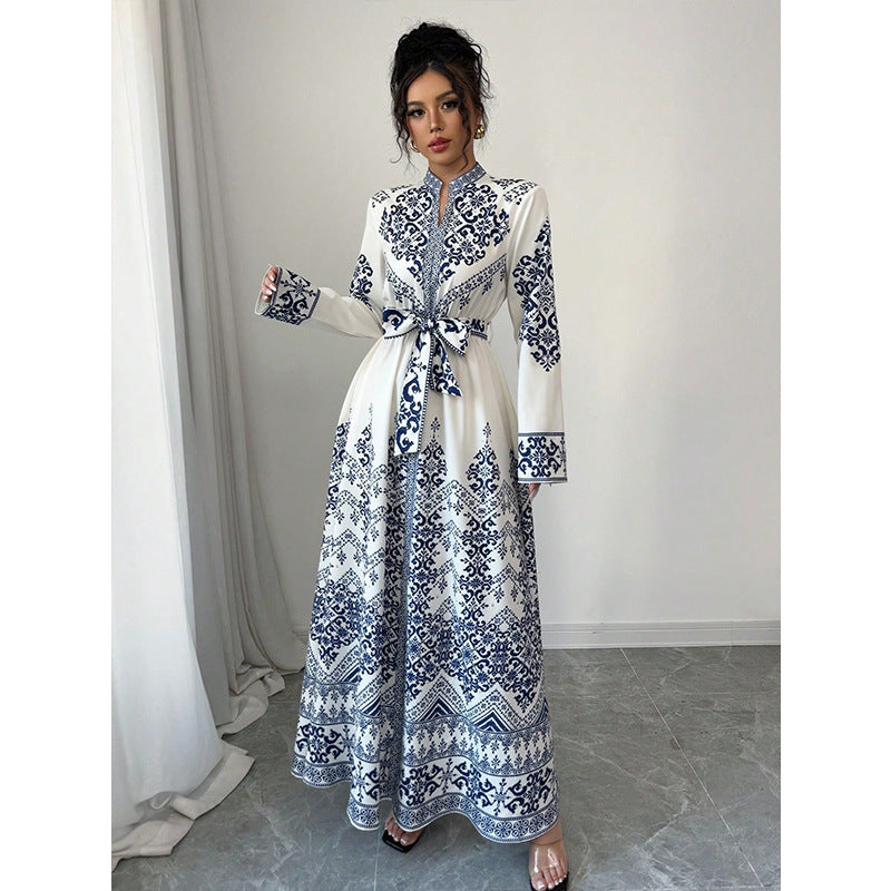 Classic Vintage Style Arabic Womens Dresses