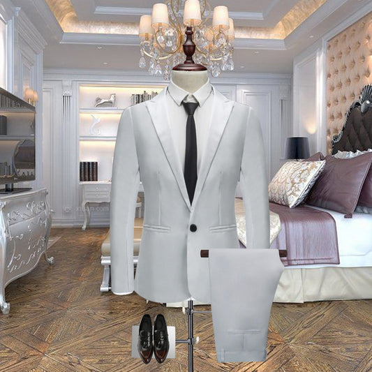 Wedding slim suit