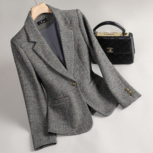 Women's Wool Suit Jacket