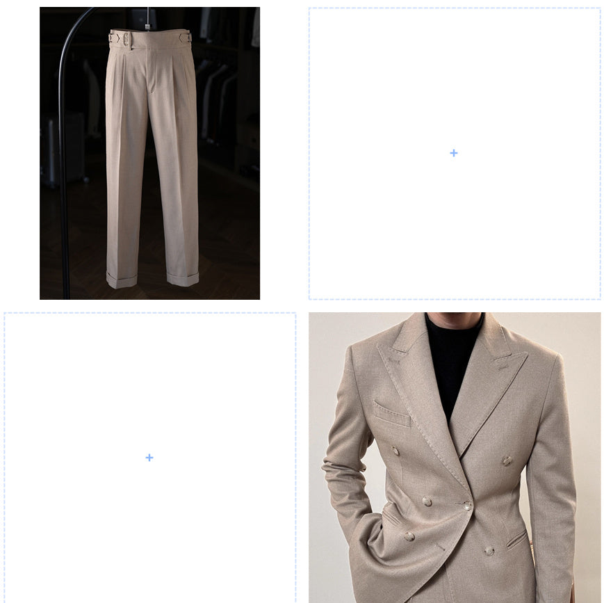 Spring Italian Double Breasted Suit