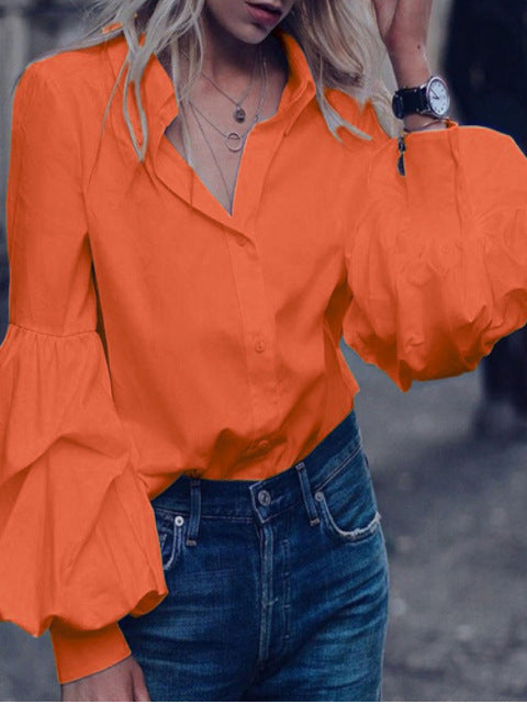 Lantern long sleeve shirt