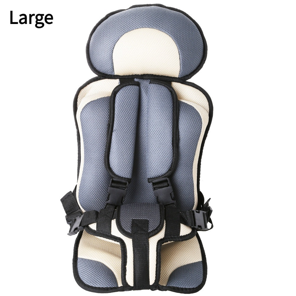 Portable padded baby car seat mat for safer, more comfortable seating anywhere.