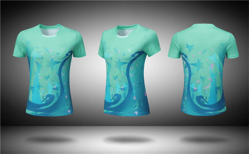 Badminton Clothes Outfit Volleyball Jacket Table Tennis Competition Short-sleeved Sportswear