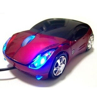 Korean version of wired cartoon car mouse