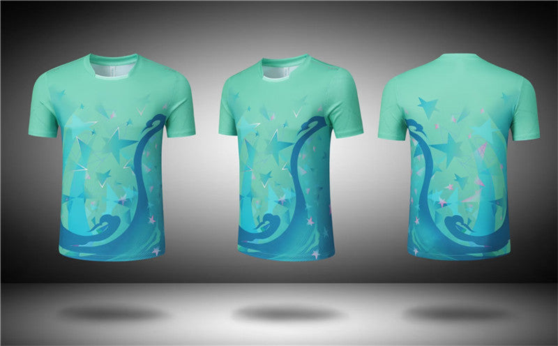 Badminton Clothes Outfit Volleyball Jacket Table Tennis Competition Short-sleeved Sportswear