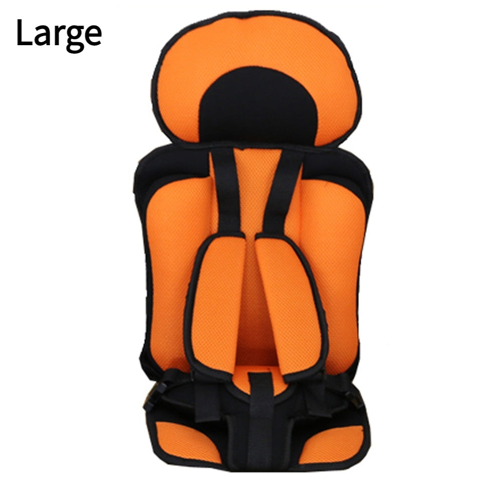 Portable padded baby car seat mat for safer, more comfortable seating anywhere.