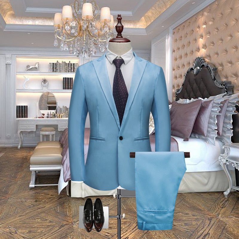 Wedding slim suit