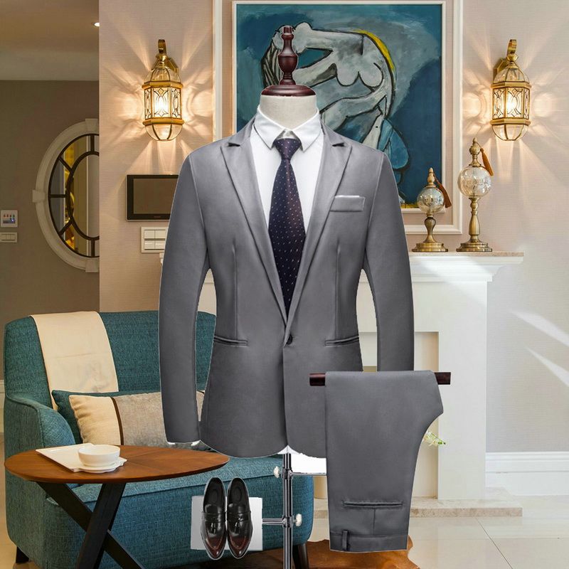 Wedding slim suit