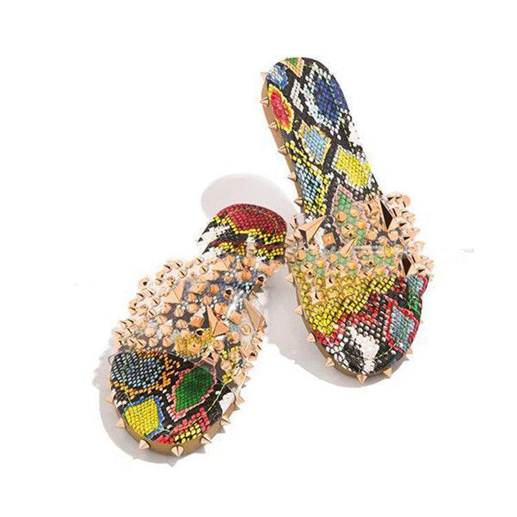 Ladies Snake Print Printed Shoulder Handbag Female Bag