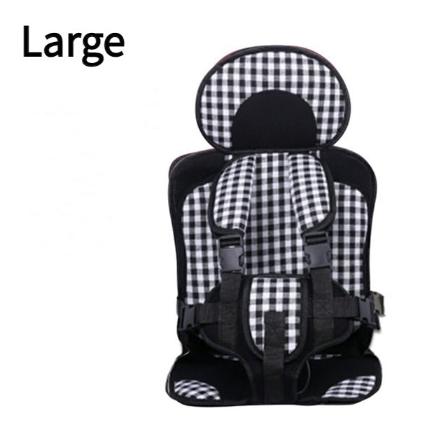 Portable padded baby car seat mat for safer, more comfortable seating anywhere.