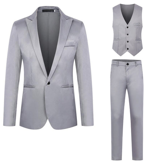 Men's Business Casual Men's Clothing Vest Suit Suit