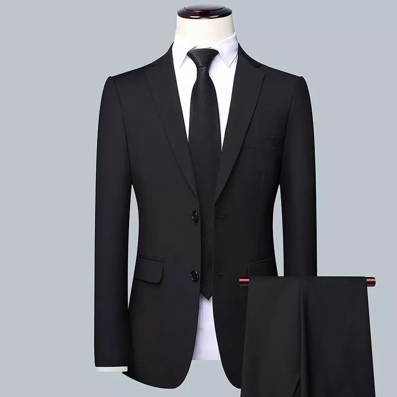 Suit Set Three-piece Set Men's Style Slim Fit Business