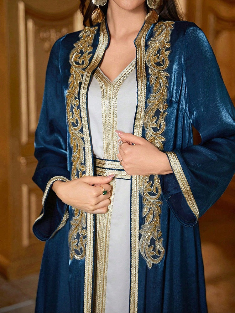 Classical Arabian Style Temperament Dress Two-piece Set