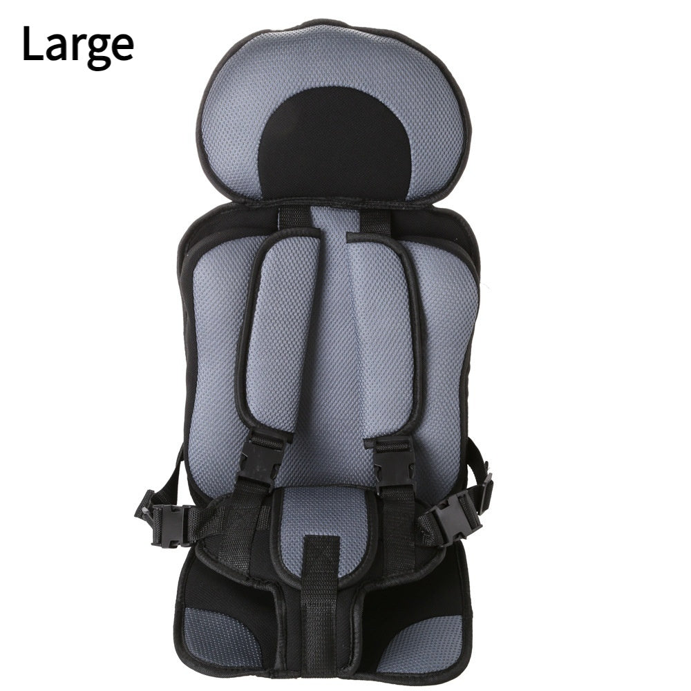 Portable padded baby car seat mat for safer, more comfortable seating anywhere.