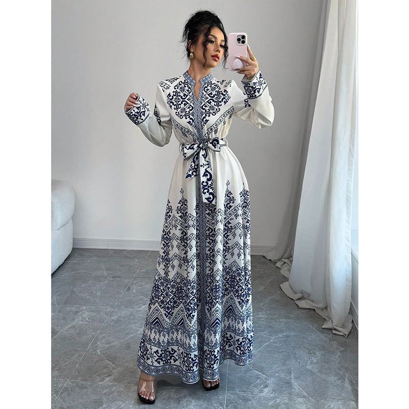 Classic Vintage Style Arabic Womens Dresses