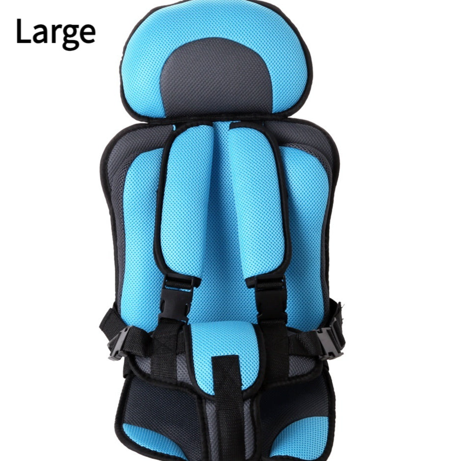 Portable padded baby car seat mat for safer, more comfortable seating anywhere.