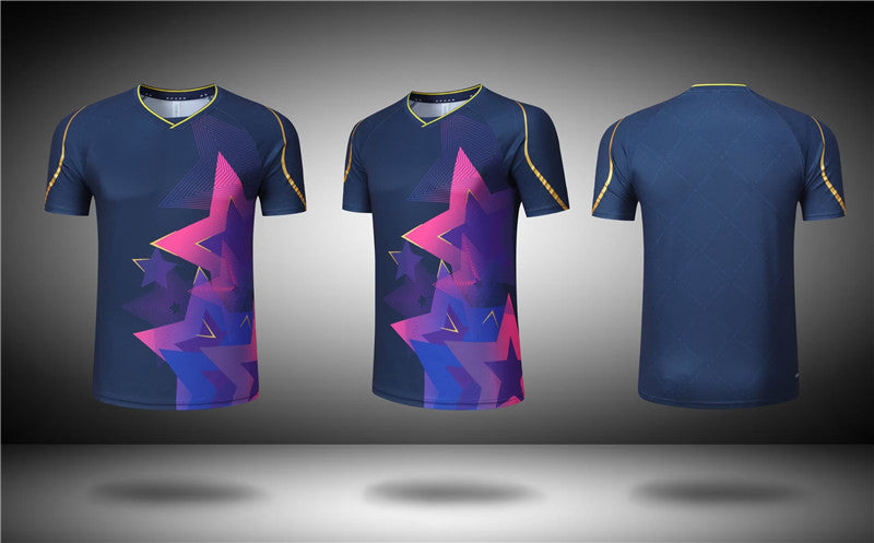 Badminton Clothes Outfit Volleyball Jacket Table Tennis Competition Short-sleeved Sportswear